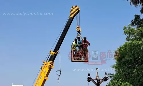 மது போதையில் பனை மரத்தில் ஏறி உறங்கிய தொழிலாளி