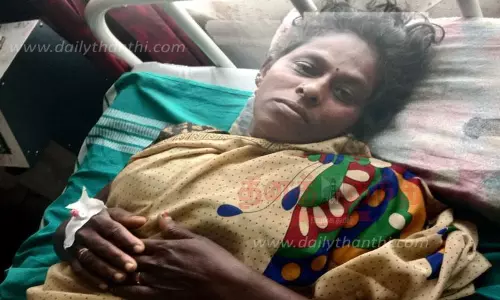 காட்டு யானை தாக்கி பெண் படுகாயம்