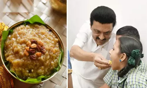 ஒவ்வொரு ஆண்டும் ஜூன் 3-ம் தேதி சத்துணவு கூடங்களில், குழந்தைகளுக்கு இனிப்புப் பொங்கல் வழங்கப்படும் - அரசாணை வெளியீடு ஒவ்வொரு ஆண்டும் ஜூன் 3-ம் தேதி சத்துணவு கூடங்களில், குழந்தைகளுக்கு இனிப்புப் பொங்கல் வழங்கப்படும் - அரசாணை வெளியீடு