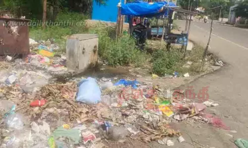 குப்பைகளை கொட்டுவதால் தொற்றுநோய் பரவும் அபாயம்