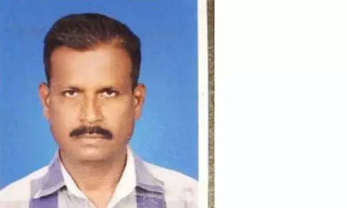 ஊருணியில் மூழ்கி ஆசிரியர் பலி