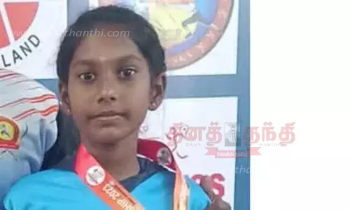 ராமநாதபுரம் பள்ளி மாணவி சாதனை