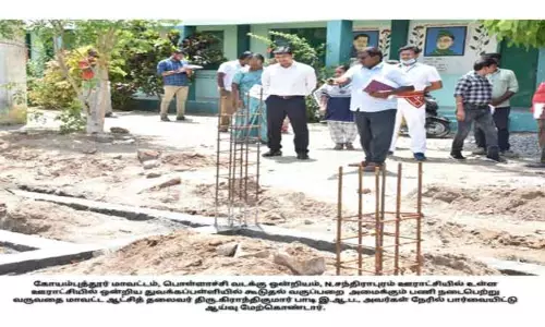 வளர்ச்சி பணிகளை கலெக்டர் ஆய்வு