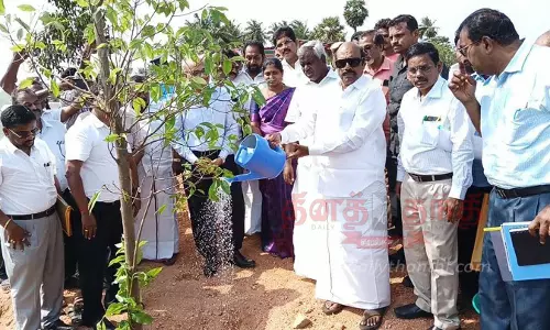 திருத்துறைப்பூண்டியில், புறவழிச்சாலை பணிகள் அமைச்சர் எ.வ.வேலு ஆய்வு திருத்துறைப்பூண்டியில், புறவழிச்சாலை பணிகள் அமைச்சர் எ.வ.வேலு ஆய்வு