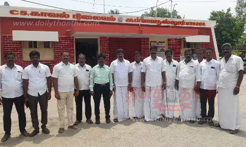 கம்பைநல்லூரில்டாஸ்மாக் கடையை இடமாற்றம் செய்ய எதிர்ப்பு பா.ம.க.வினர் போலீசில் புகார் மனு