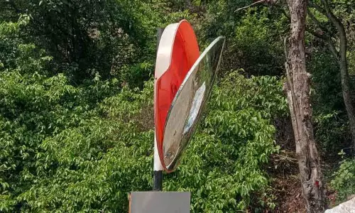 வால்பாறை- பொள்ளாச்சி மலைப்பாதையில் குவிலென்சுகளை சேதப்படுத்துபவர்கள் மீது கடும் நடவடிக்கை-நெடுஞ்சாலைத்துறை அதிகாரிகள் எச்சரிக்கை