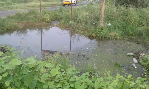 குழாய் உடைந்து வீணாகும் குடிநீர்