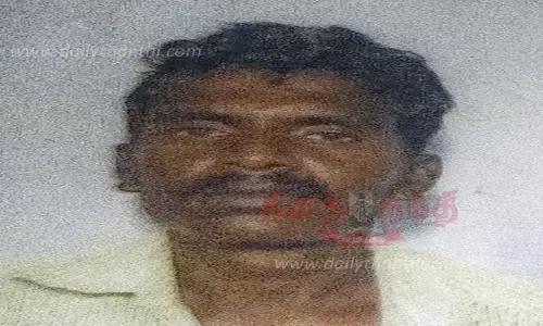 கள்ளக்காதலியுடன் தூங்கிய தந்தையின் தலையில் கல்லைப்போட்டு கொன்ற மகன்