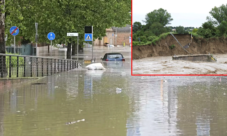 இத்தாலியில் கனமழை, வெள்ளத்தால் பல்லாயிரக்கணக்கானோர் பாதிப்பு.!