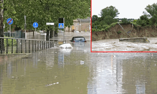 இத்தாலியில் கனமழை, வெள்ளத்தால் பல்லாயிரக்கணக்கானோர் பாதிப்பு.!