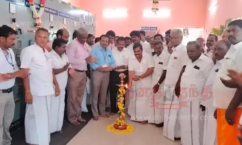பொம்மிடி துணை மின் நிலையத்தில்மின்மாற்றி தொடக்க விழா