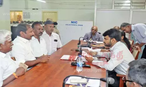 காலிங்கராயன்பாளையத்தில்அரசு ஆரம்ப சுகாதார நிலையம் அமைக்க வேண்டும்;மக்கள் குறைதீர்க்கும் கூட்டத்தில் மனு