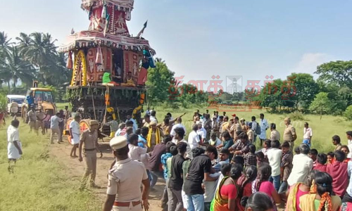 காளியம்மன் கோவிலில் சித்திரை திருவிழா தேரோட்டம்