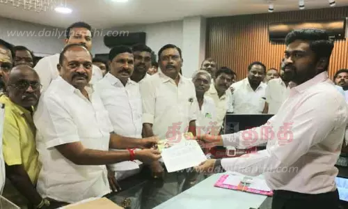 ஒப்பந்ததாரரை கைது செய்ய நடவடிக்கை-மாநகராட்சி ஆணையாளரிடம் அ.தி.மு.க. வலியுறுத்தல்