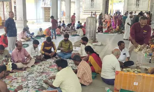 கொளஞ்சியப்பர் கோவில் உண்டியல் திறப்பு கொளஞ்சியப்பர் கோவில் உண்டியல் திறப்பு