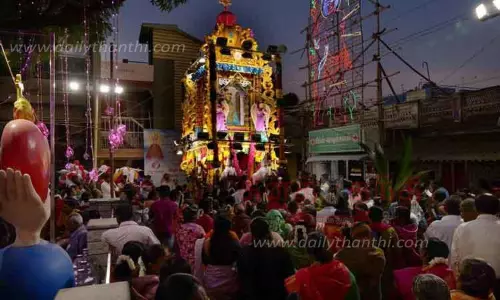 புனித உபகார அன்னை ஆலய திருவிழா தேர் பவனி