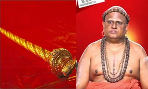 செங்கோல் நிகழ்வை அரசியல் ஆதாயத்திற்காக பொய், போலி என்கிறார்கள் - திருவாவடுதுறை ஆதீனம் அறிக்கை செங்கோல் நிகழ்வை அரசியல் ஆதாயத்திற்காக பொய், போலி என்கிறார்கள் - திருவாவடுதுறை ஆதீனம் அறிக்கை