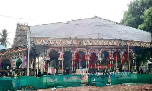 சிங்கம்புணரி சேவகப்பெருமாள் அய்யனார் கோவில் கும்பாபிஷேக பணிகள் தீவிரம் சிங்கம்புணரி சேவகப்பெருமாள் அய்யனார் கோவில் கும்பாபிஷேக பணிகள் தீவிரம்