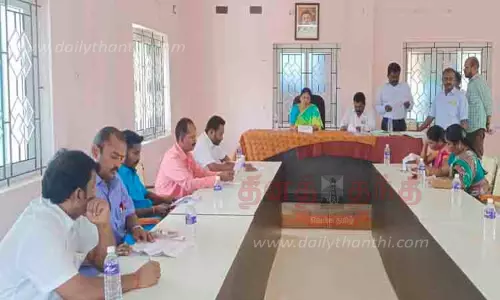 கானாடுகாத்தான் பேரூராட்சி கூட்டம்