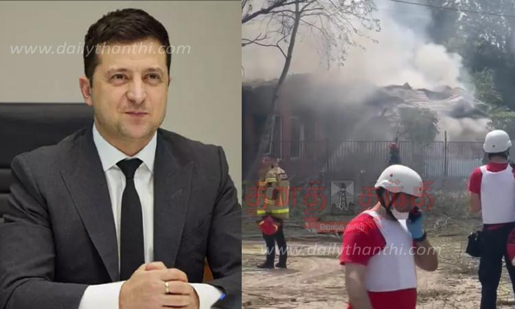 மருத்துவமனையின் மீது ரஷ்யா ஏவுகணை தாக்குதல் - உக்ரைனில் பதற்றம்