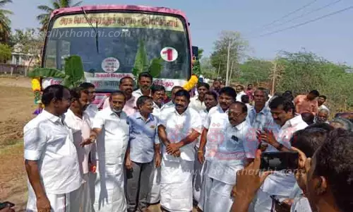 புதிய வழித்தடத்தில் பஸ் இயக்கம்