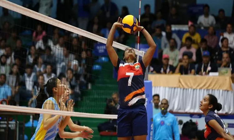 சர்வதேச கைப்பந்து போட்டியில் இந்திய பெண்கள் அணி சாம்பியன் சர்வதேச கைப்பந்து போட்டியில் இந்திய பெண்கள் அணி சாம்பியன்