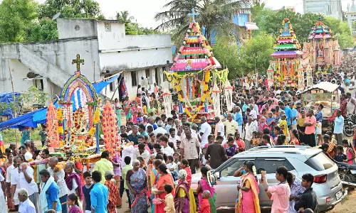 புனித வியாகுல அன்னை ஆலய தேர் பவனி