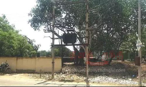 டிரான்ஸ்பார்மர் வெடித்து வீடுகளில் மின்சாதன பொருட்கள் பழுது