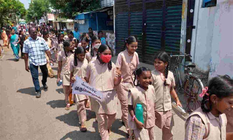 அரசு பள்ளிகளில் மாணவர் சேர்க்கை பேரணி - பள்ளிக்கல்வித்துறை உத்தரவு