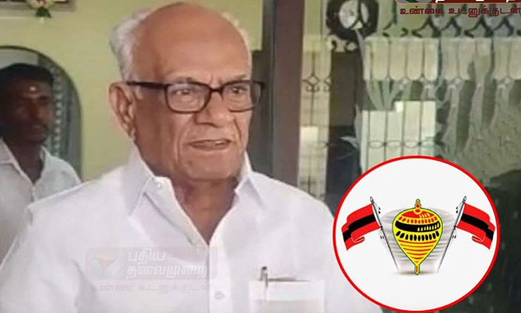 மதிமுகவில் இருந்து விலகுவதாக திருப்பூர் துரைசாமி அறிவிப்பு