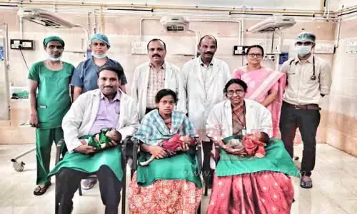 ஒரே பிரசவத்தில் 3 ஆண் குழந்தைகள்