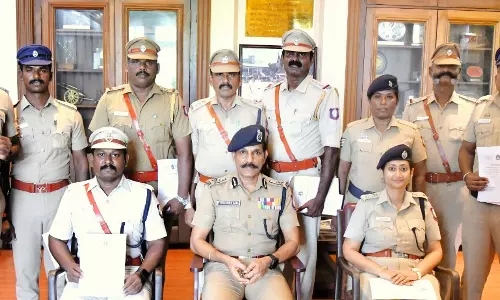 புதுக்கோட்டை போலீசாருக்கு டி.ஜி.பி. பாராட்டு