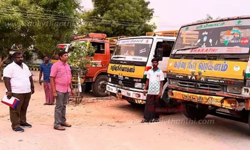 5 கழிவுநீர் வாகனங்கள் பறிமுதல்