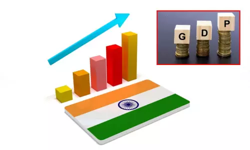நடப்பு ஜனவரி-மார்ச் காலாண்டில் இந்தியாவின் ஜி.டி.பி. 6.1% வளர்ச்சி
