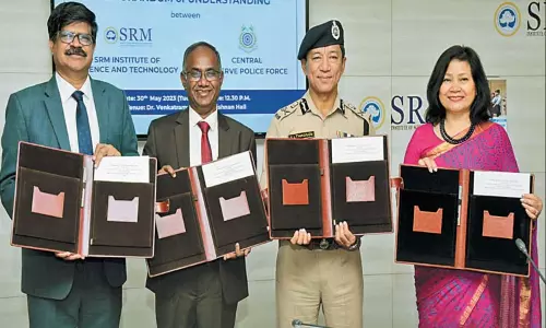 மத்திய ரிசர்வ் பாதுகாப்பு படை, எஸ்.ஆர்.எம். பல்கலைக்கழகம் ஒப்பந்தம்