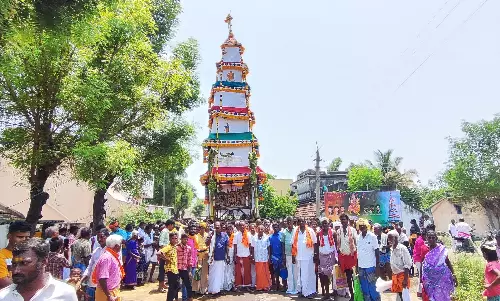 திரவுபதியம்மன் கோவில் 72 அடி உயர தேரோட்டம்