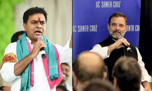 ராகுல் காந்தி அரசியலில் தீவிரம் காட்டவில்லை - பாரதிய ராஷ்டிர சமிதி கடும் தாக்கு ராகுல் காந்தி அரசியலில் தீவிரம் காட்டவில்லை - பாரதிய ராஷ்டிர சமிதி கடும் தாக்கு