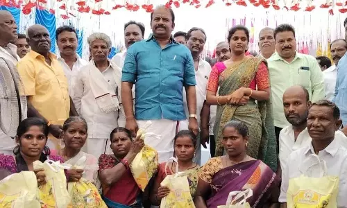 ரிஷிவந்தியம் அருகே பகுதிநேர ரேஷன் கடை திறப்பு விழா.