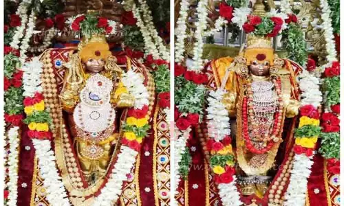 சிறப்பு அலங்காரத்தில் அம்மன்