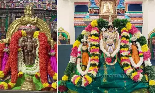 அரியக்குடி திருவேங்கடமுடையான் கோவில் தேரோட்டம்