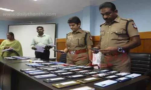 திருட்டுப்போன 64 செல்போன்கள் மீட்பு