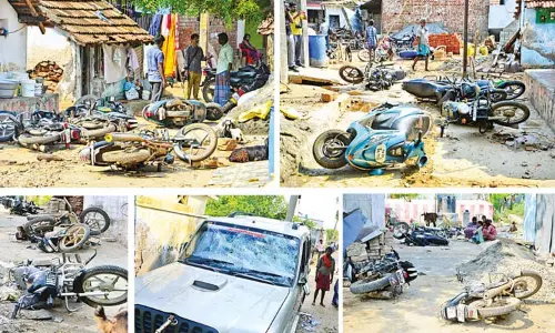 மதுரை கோவில் திருவிழாவில் ஆடல்-பாடல் நிகழ்ச்சி தகராறால் இருதரப்பினர் மோதல்; 3 பேர் காயம்