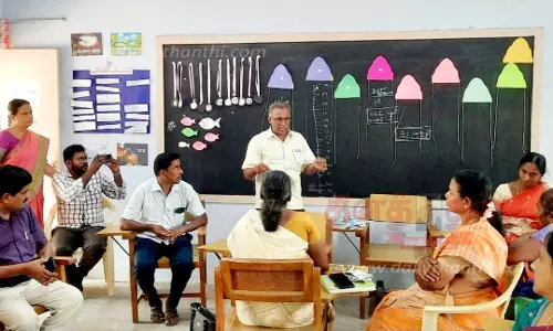 புதுச்சத்திரத்தில் ஆசிரியர்களுக்கு எண்ணும், எழுத்தும் பயிற்சி புதுச்சத்திரத்தில் ஆசிரியர்களுக்கு எண்ணும், எழுத்தும் பயிற்சி
