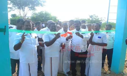 புதிய மேல்நிலை நீர்த்தேக்க தொட்டி திறப்பு புதிய மேல்நிலை நீர்த்தேக்க தொட்டி திறப்பு