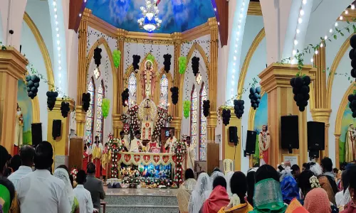 ஊட்டியில் தூய இருதய ஆண்டவர் ஆலய திருவிழா- திரளான கிறிஸ்தவர்கள் பங்கேற்பு ஊட்டியில் தூய இருதய ஆண்டவர் ஆலய திருவிழா- திரளான கிறிஸ்தவர்கள் பங்கேற்பு