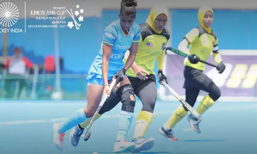 பெண்கள் ஜூனியர் ஆசிய கோப்பை ஆக்கி: மலேசியாவை வீழ்த்தி 2வது வெற்றியை பதிவு செய்த இந்தியா...! பெண்கள் ஜூனியர் ஆசிய கோப்பை ஆக்கி: மலேசியாவை வீழ்த்தி 2வது வெற்றியை பதிவு செய்த இந்தியா...!