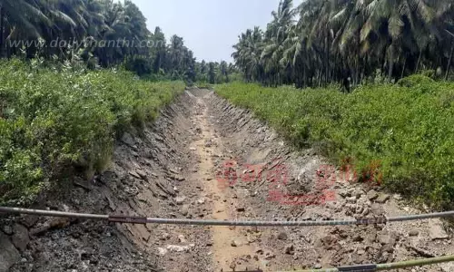 சிதிலமடைந்த பி.ஏ.பி. வாய்க்கால்