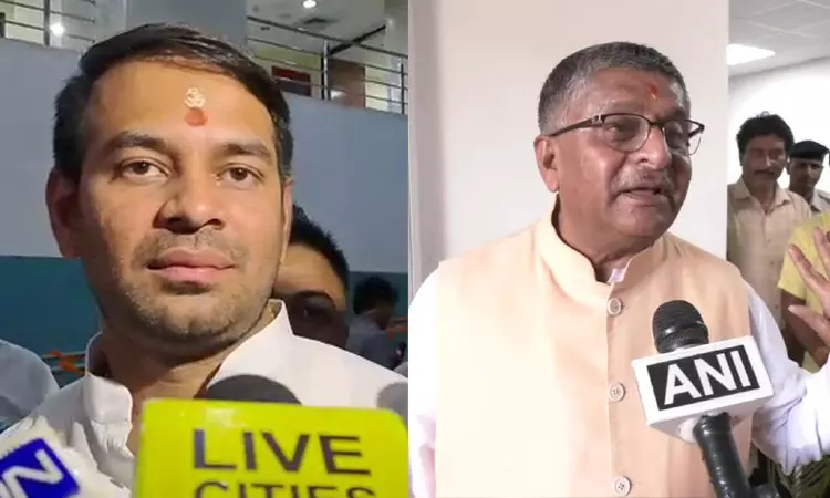 நாங்கள் பாலம் கட்டினோம், பா.ஜ.க. அழித்தது: தேஜ் பிரதாப் குற்றச்சாட்டு; பதிலடி வழங்கிய பா.ஜ.க. நாங்கள் பாலம் கட்டினோம், பா.ஜ.க. அழித்தது: தேஜ் பிரதாப் குற்றச்சாட்டு; பதிலடி வழங்கிய பா.ஜ.க.