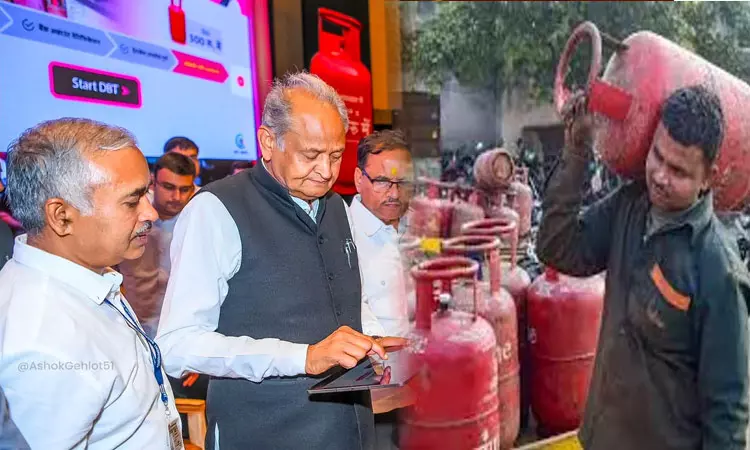 ராஜஸ்தானில் ரூ.500-க்கு சிலிண்டர் திட்டம் : முதல்-மந்திரி அசோக் கெலாட் தொடங்கி வைத்தார்