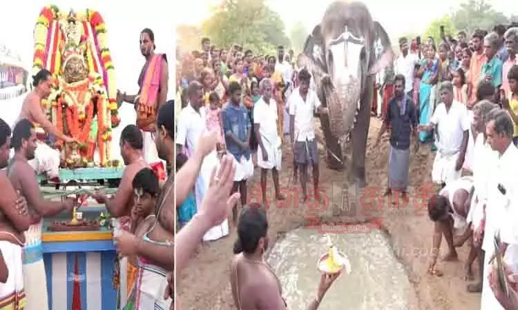 சவுமியநாராயண பெருமாள் கோவிலில் கஜேந்திர மோட்ச விழா